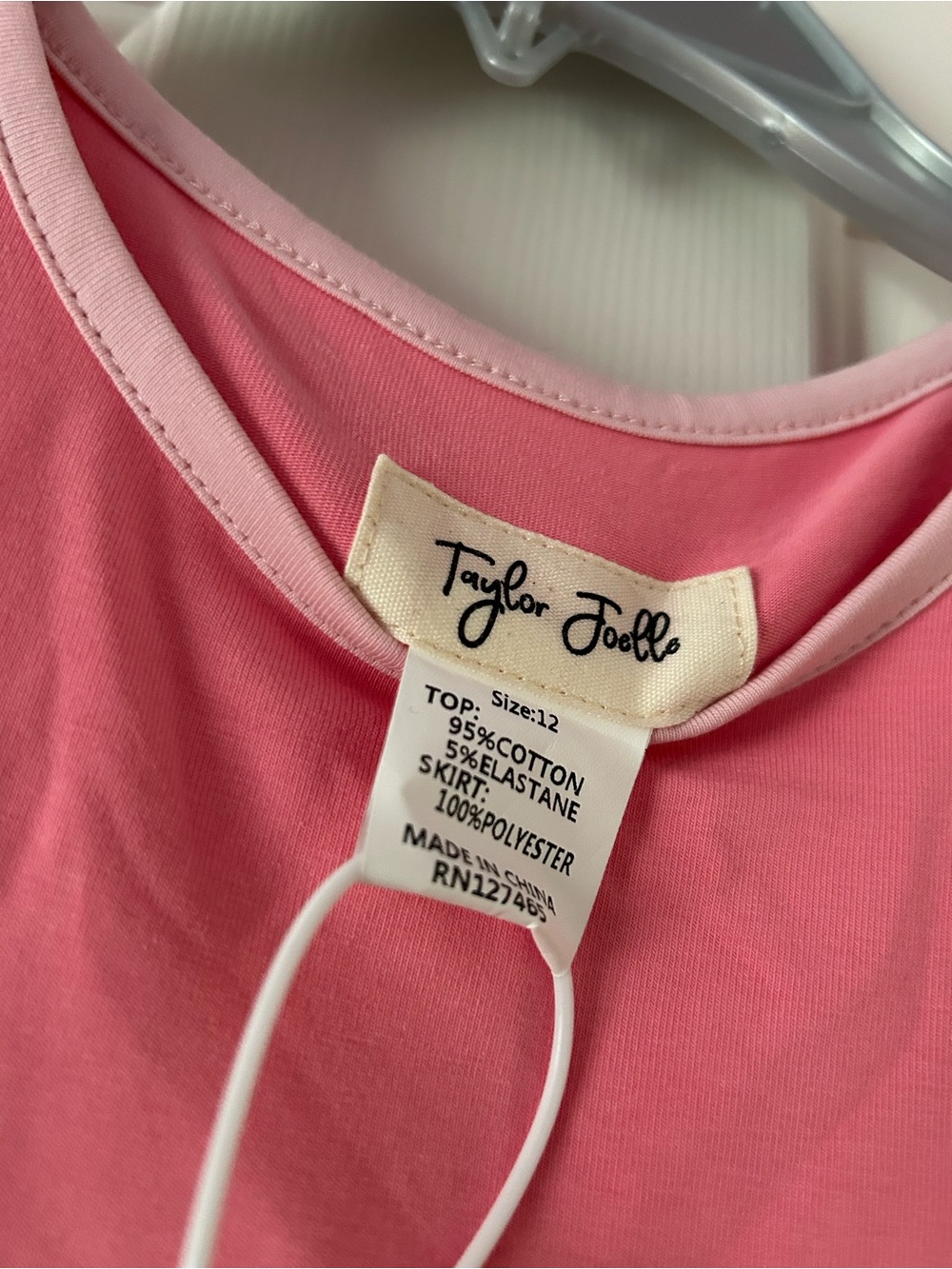 Taylor Joelle pink sea princess tutu dress size 12 human Ariel inspired disney - Picture 6 of 7